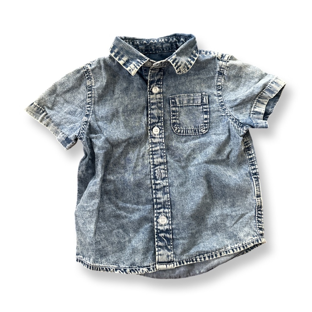Denim Blue Kids Shirt